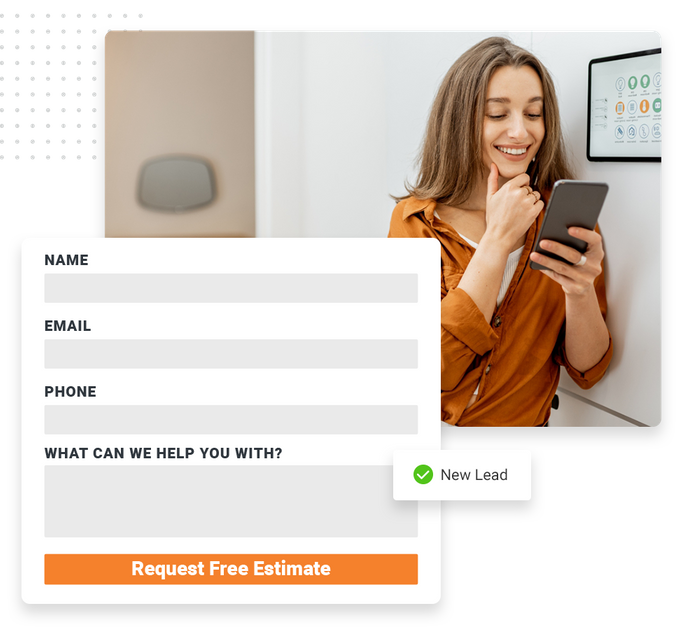 HVAC website forms