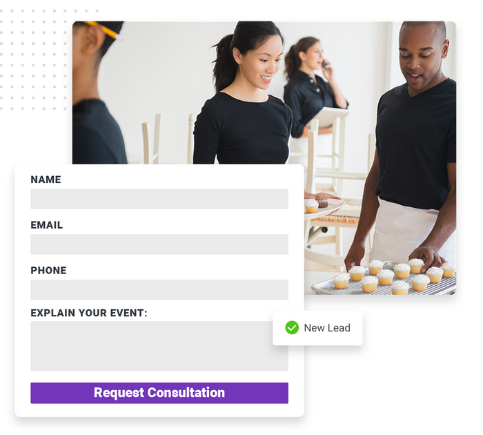 venue website forms