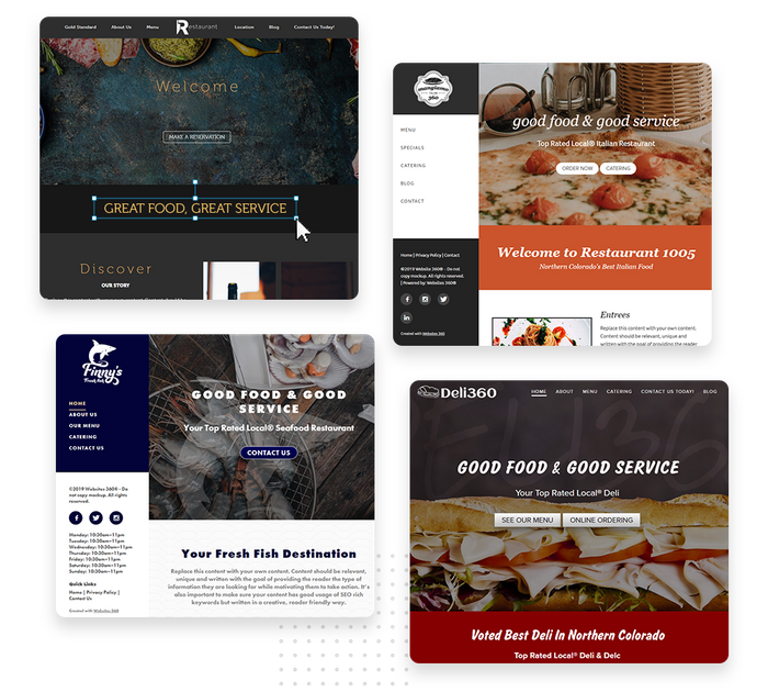 restaurant websites