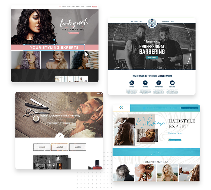 salon websites