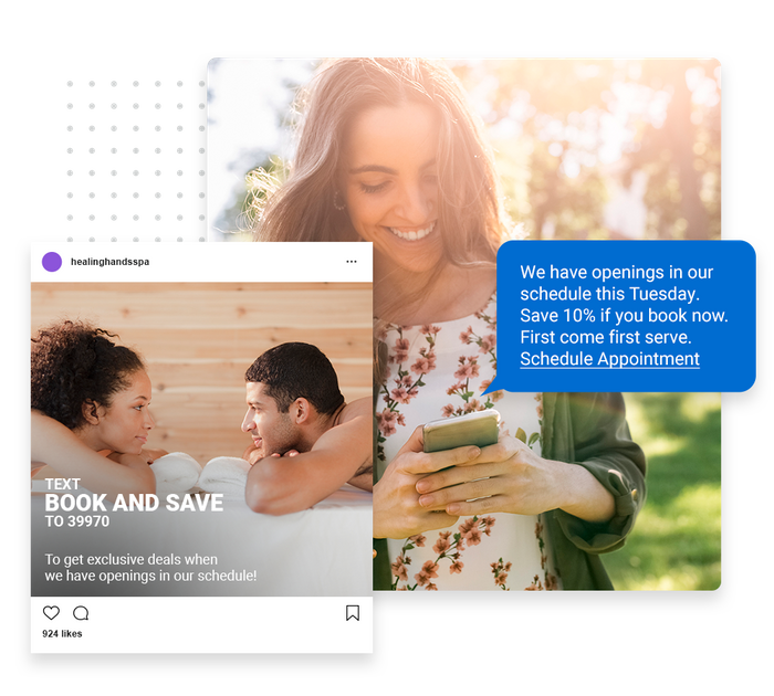 spa text message marketing