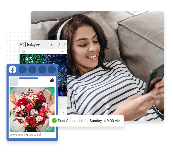 Event planner social media marketing