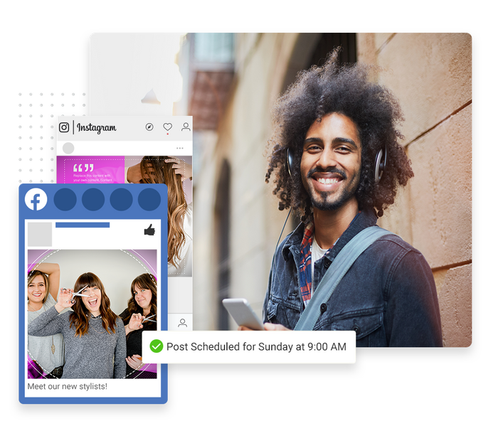 salon social media marketing