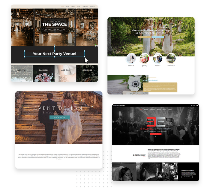venue websites 